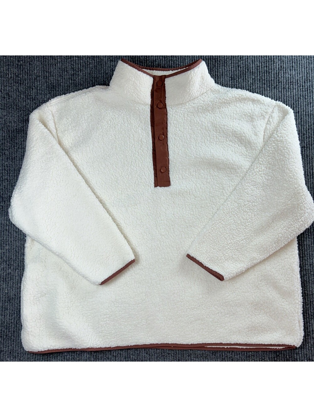 NWOT Women's St. John's Bay Active Plush Faux Fur Sherpa Pullover Size 3XL